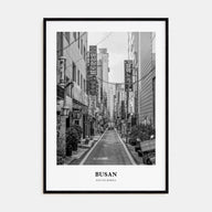 Busan Portrait B&W No 1 Poster