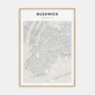 Bushwick Map Portrait Poster