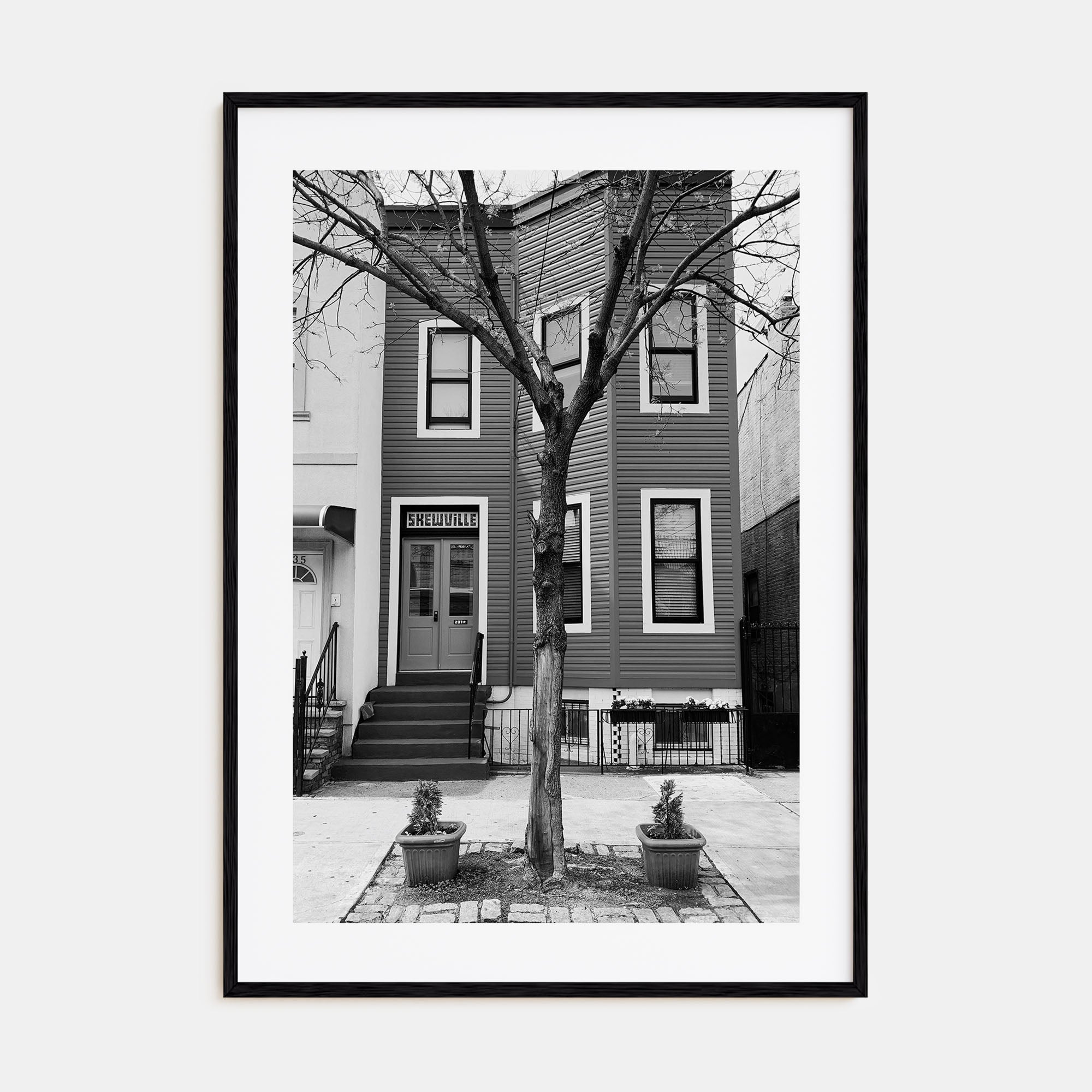 Bushwick Photo B&W Poster