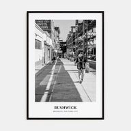 Bushwick Portrait B&W Poster