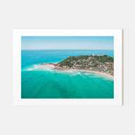 Byron Bay Landscape Color Poster