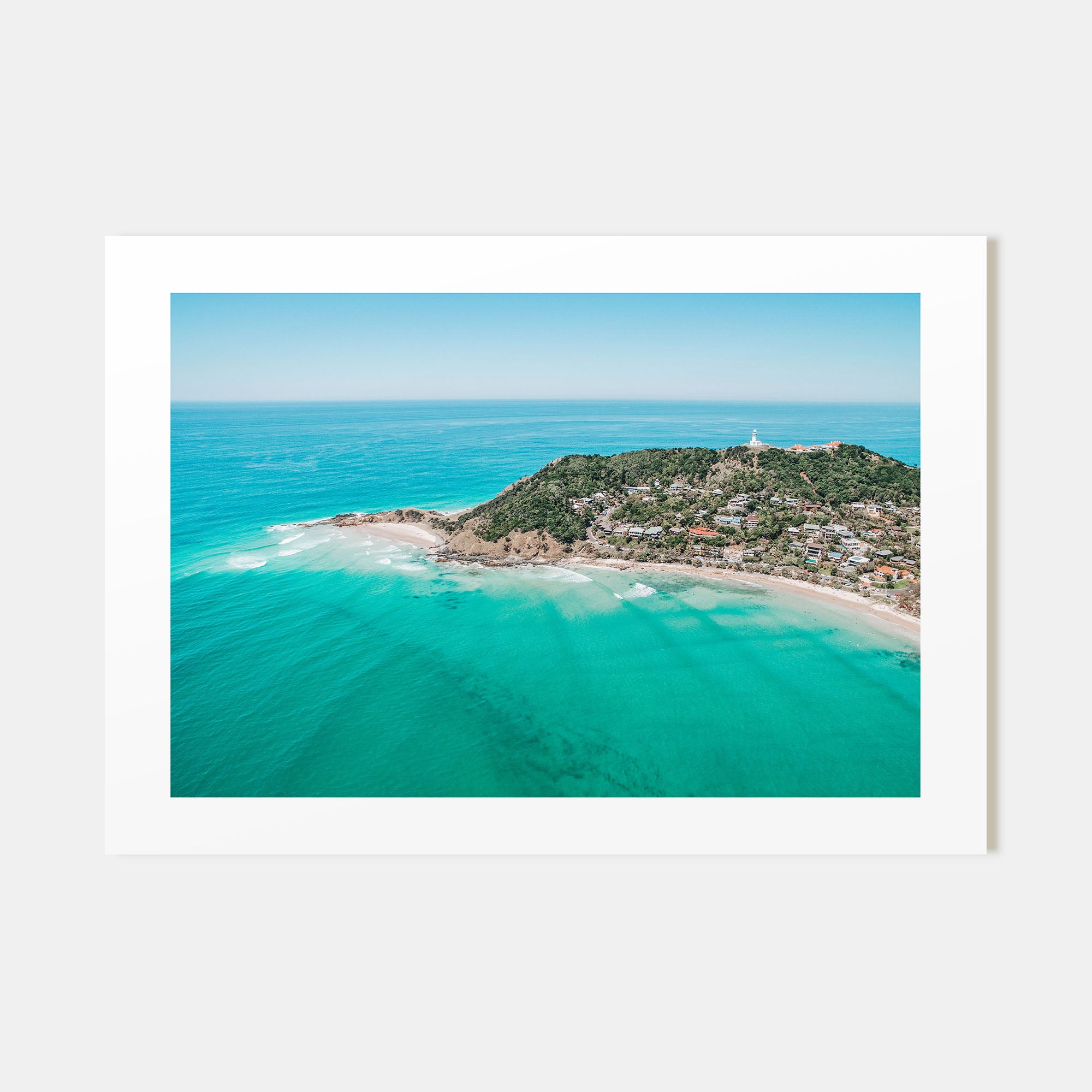 Byron Bay Landscape Color Poster