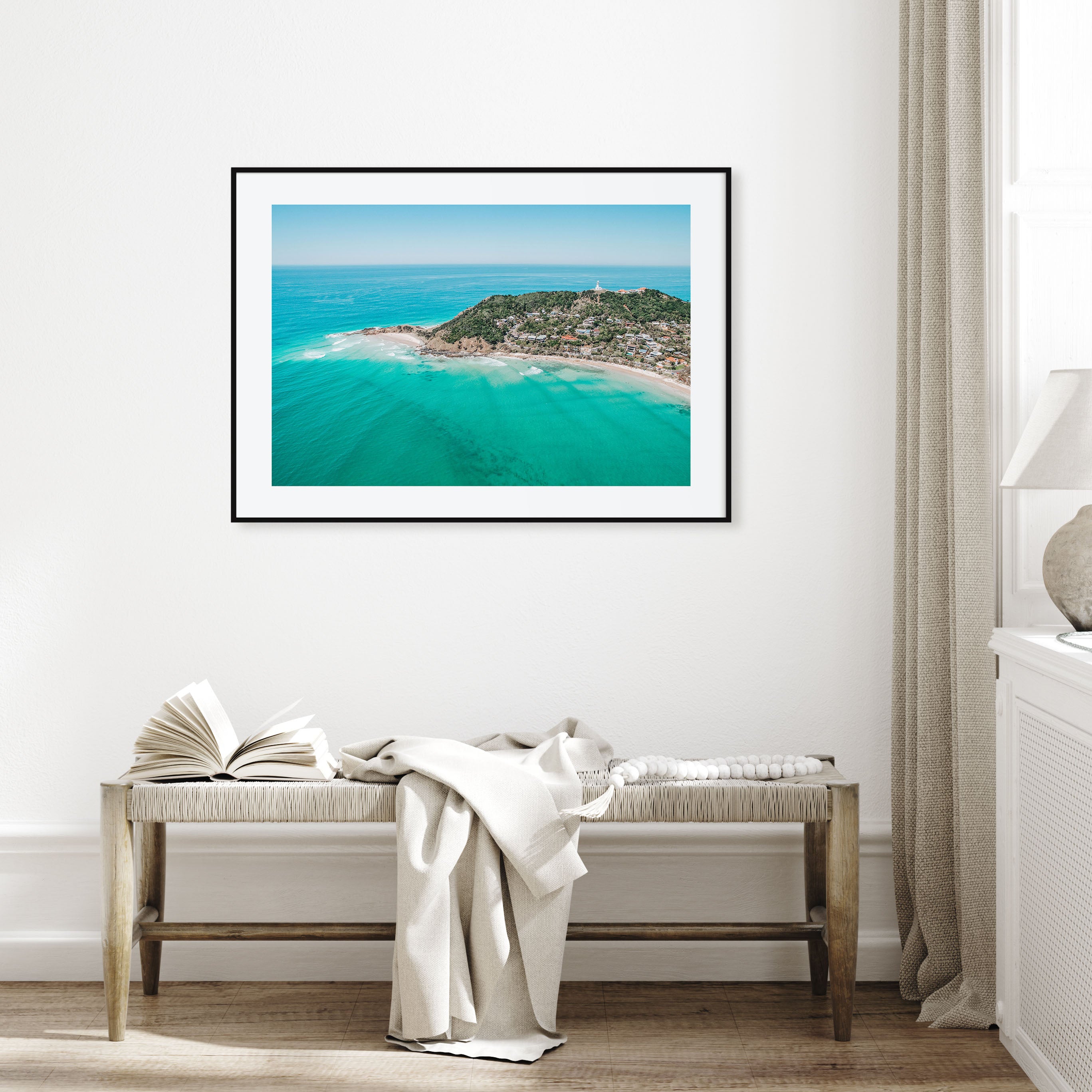 Byron Bay Landscape Color Poster