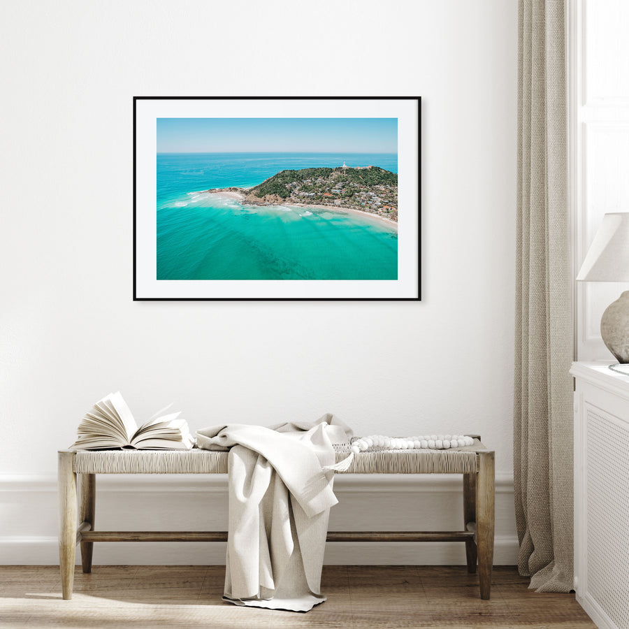 Byron Bay Landscape Color Poster