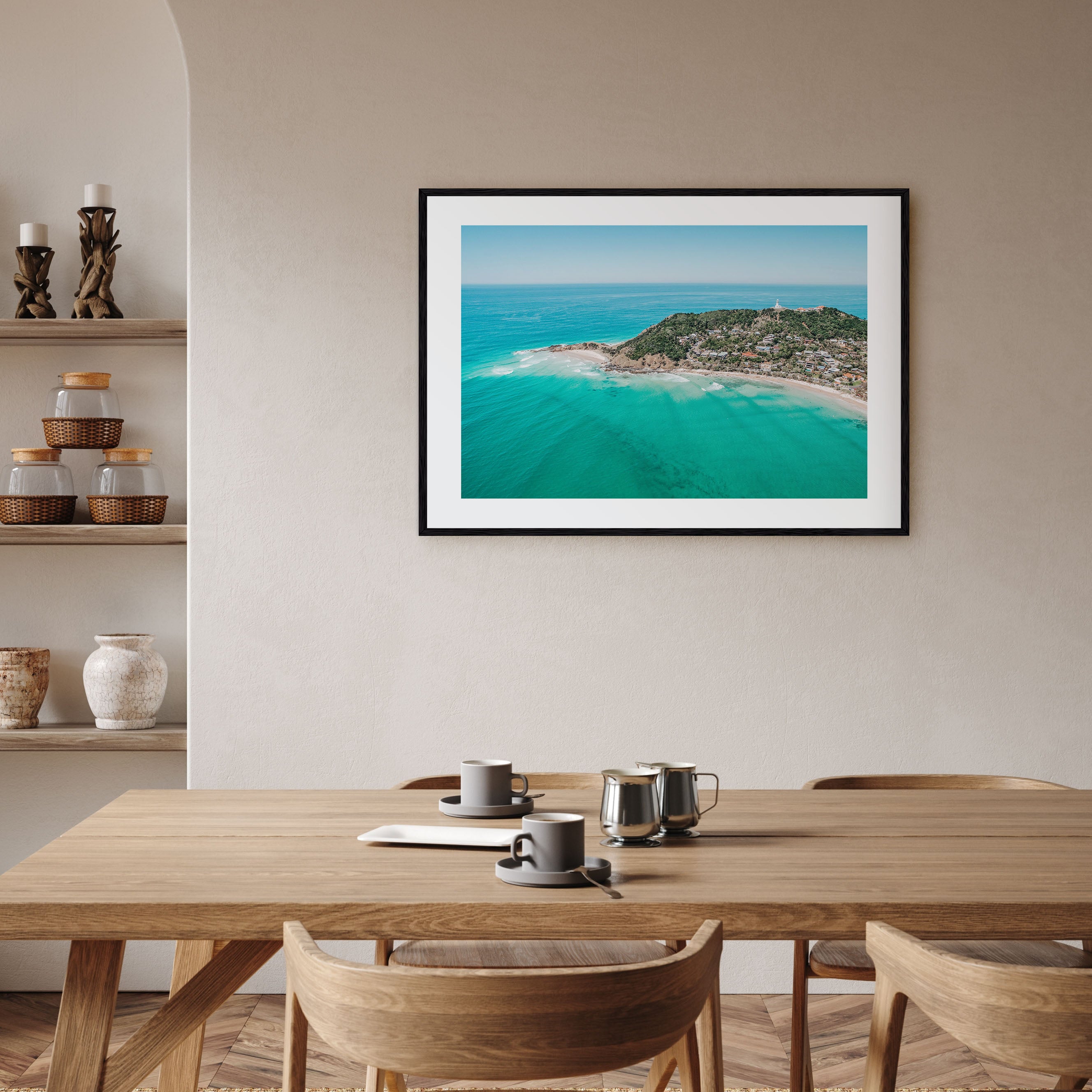 Byron Bay Landscape Color Poster