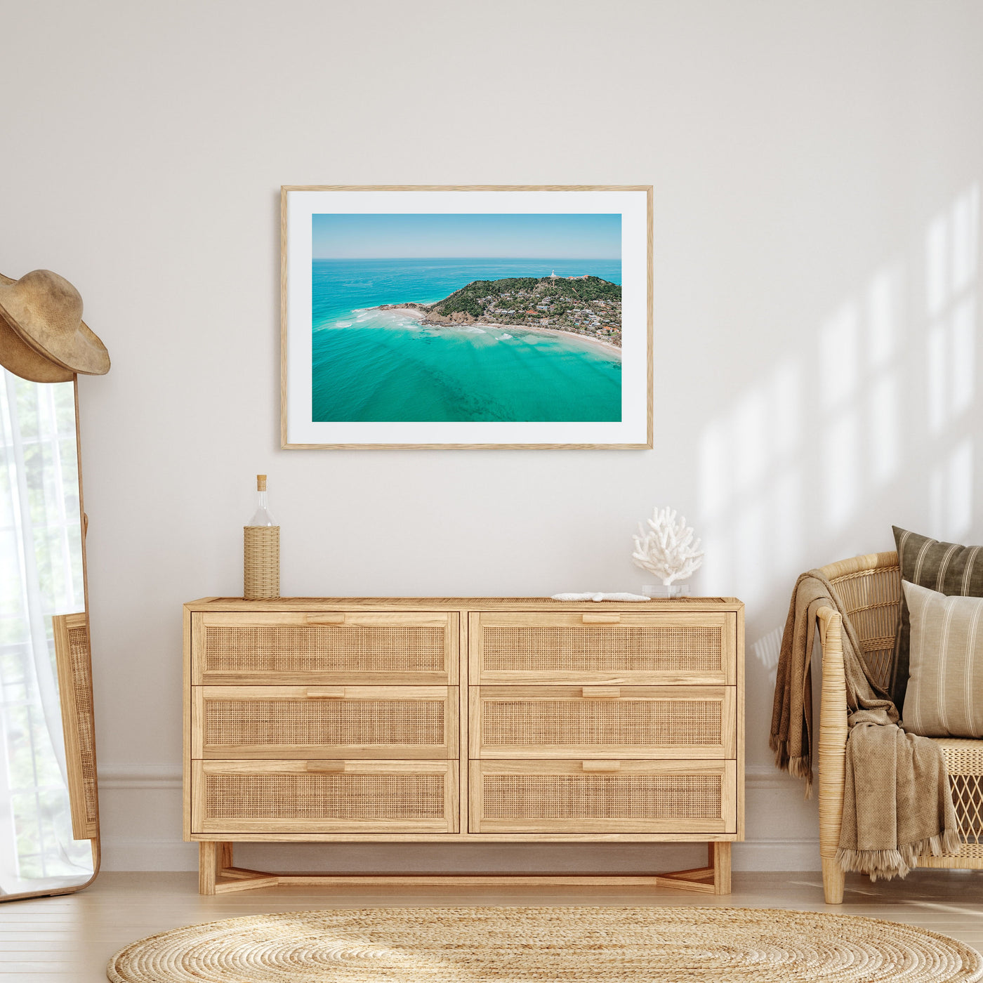 Byron Bay Landscape Color Poster
