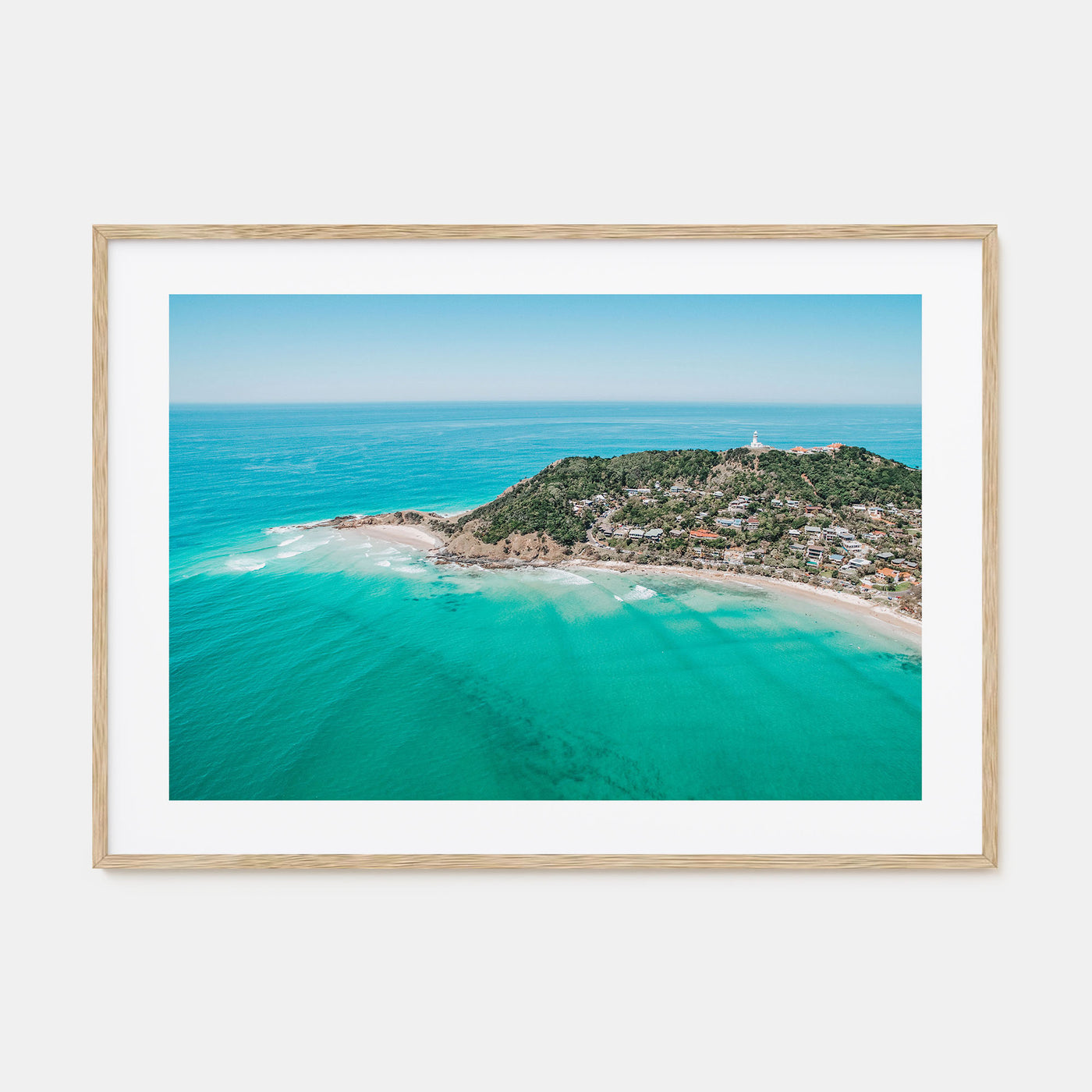 Byron Bay Landscape Color Poster