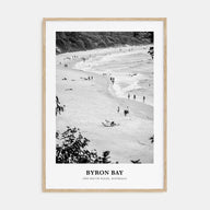 Byron Bay Portrait B&W No 1 Poster