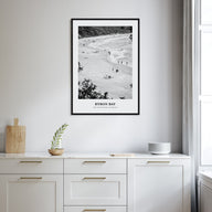 Byron Bay Portrait B&W No 1 Poster