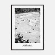 Byron Bay Portrait B&W No 1 Poster
