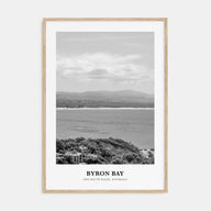 Byron Bay Portrait B&W No 2 Poster