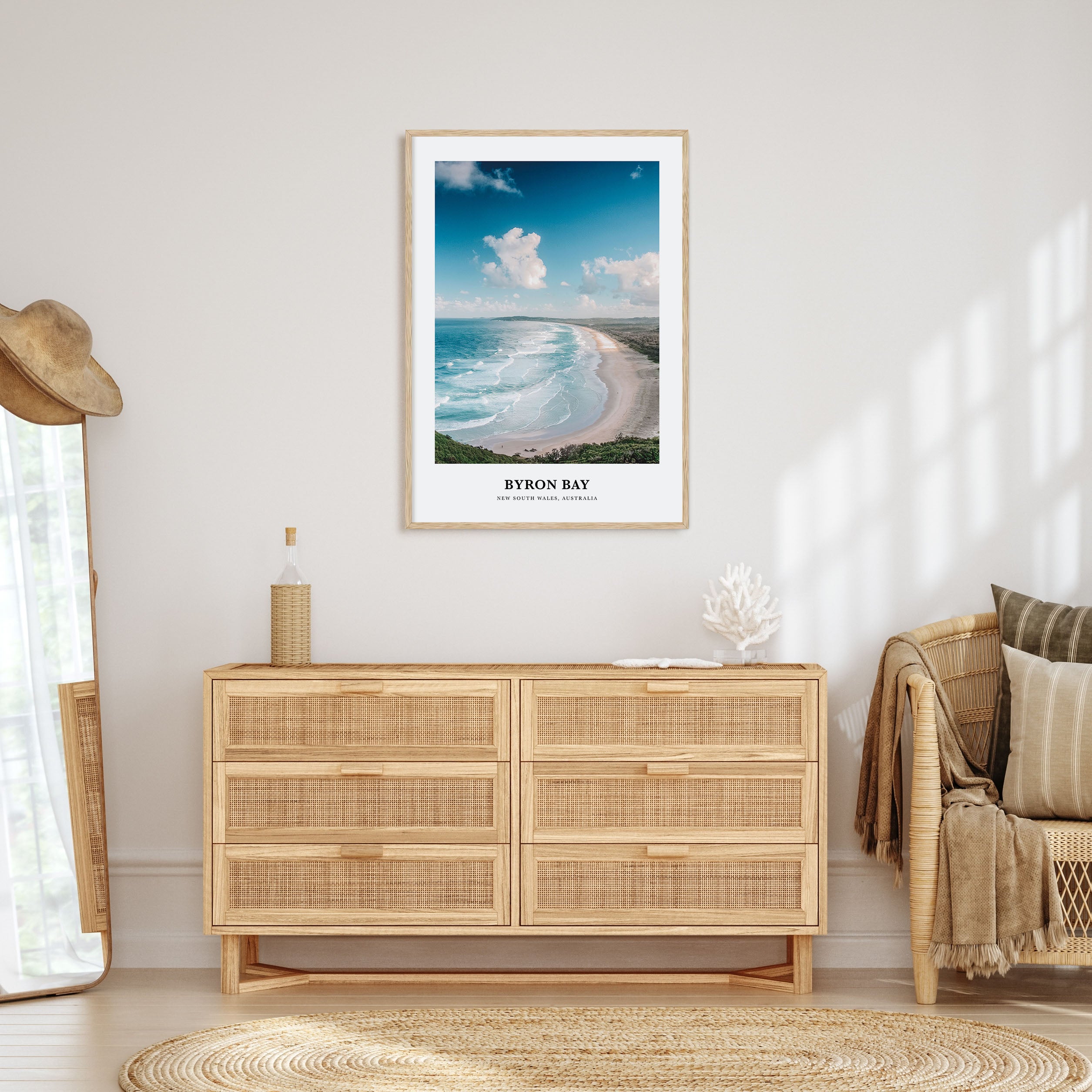 Byron Bay Portrait Color No 1 Poster