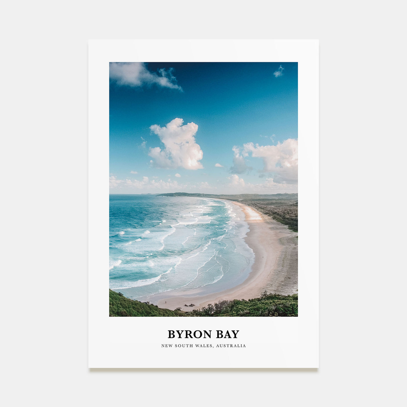 Byron Bay Portrait Color No 1 Poster