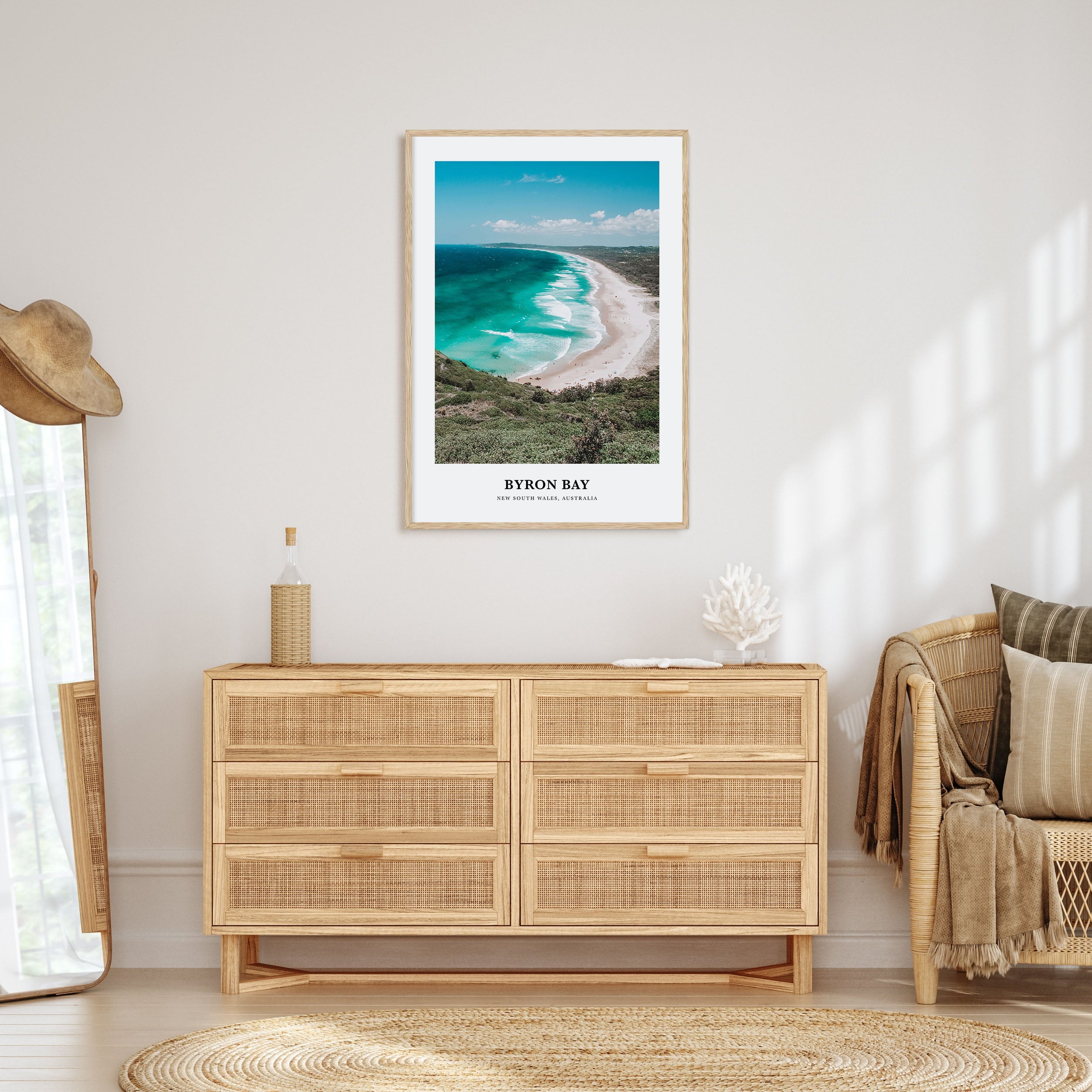 Byron Bay Portrait Color No 2 Poster