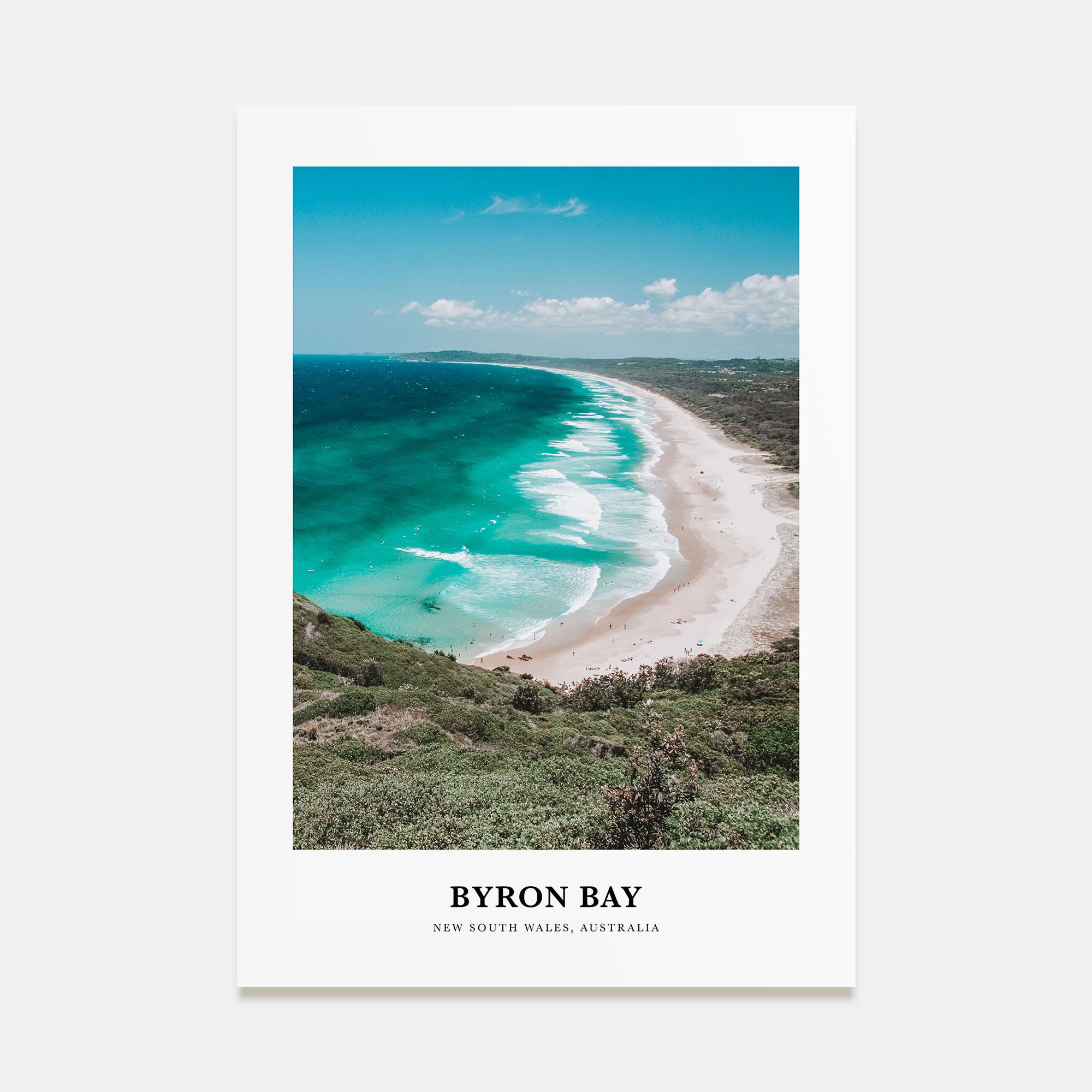 Byron Bay Portrait Color No 2 Poster