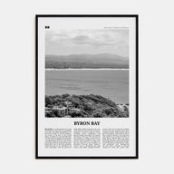Byron Bay Travel B&W No 2 Poster