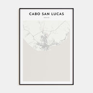 Cabo San Lucas Map Portrait Poster