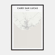 Cabo San Lucas Map Portrait Poster