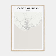 Cabo San Lucas Map Portrait Poster
