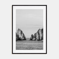 Cabo San Lucas Photo B&W Poster