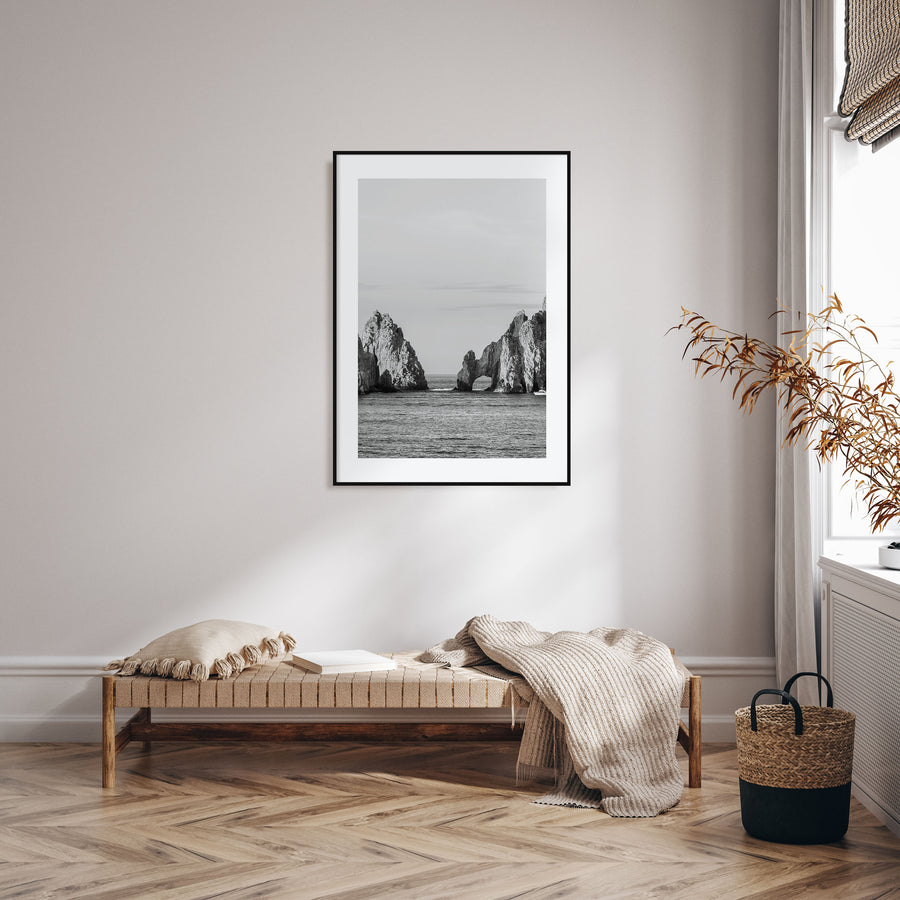 Cabo San Lucas Photo B&W Poster