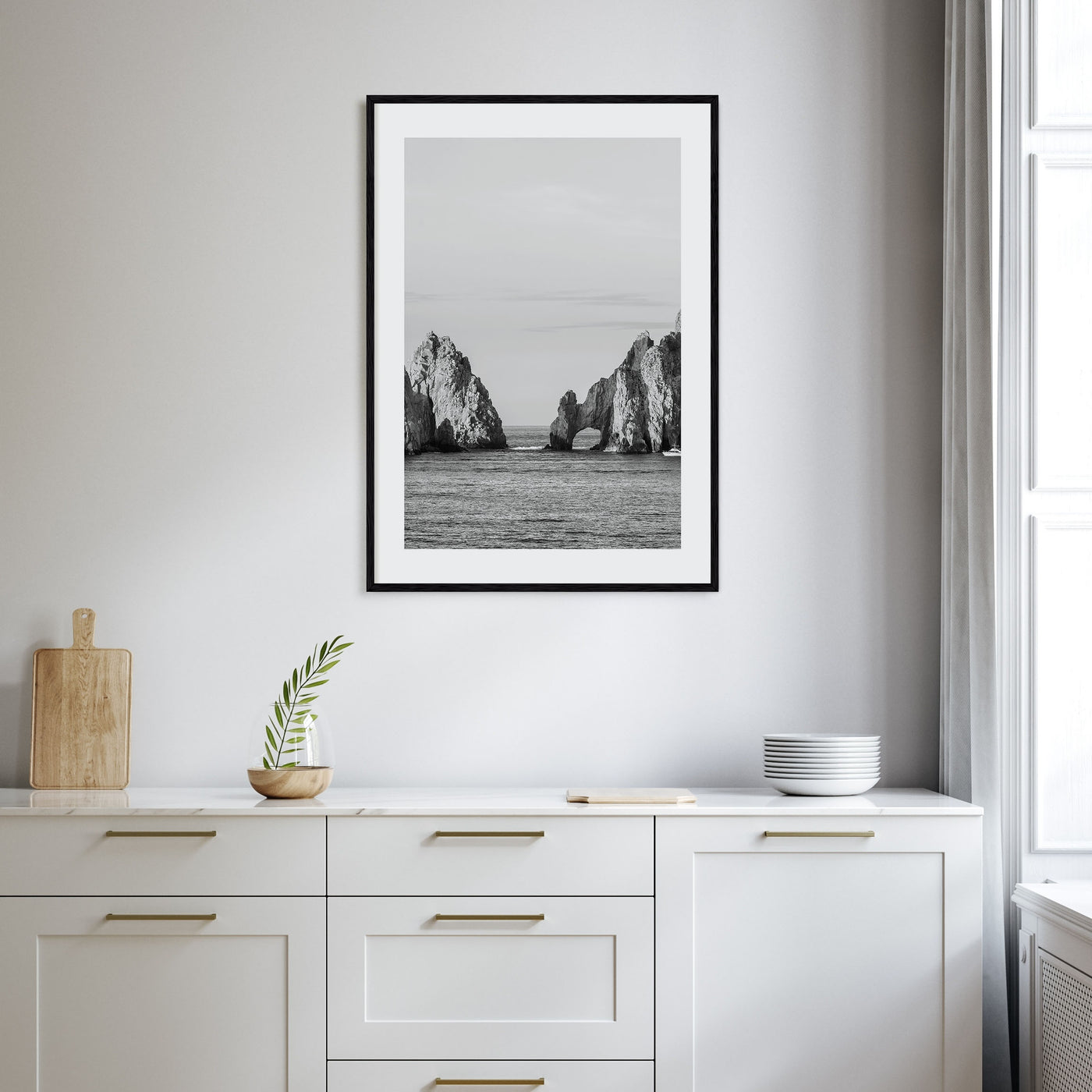 Cabo San Lucas Photo B&W Poster