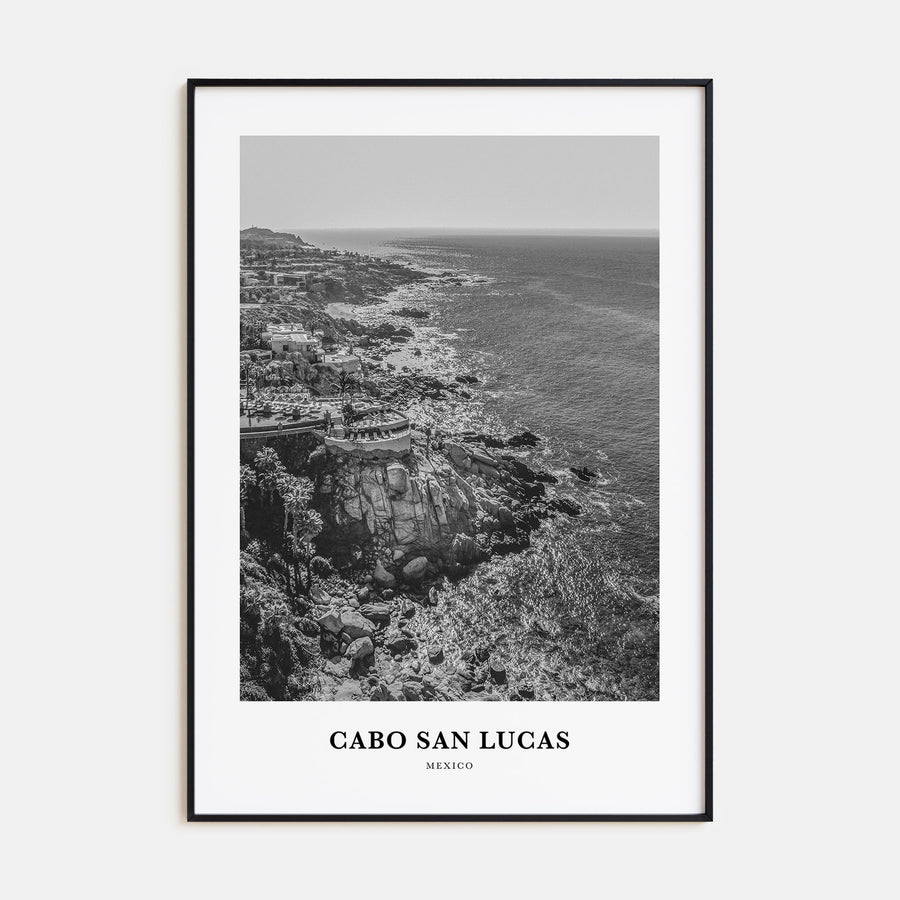 Cabo San Lucas Portrait B&W Poster