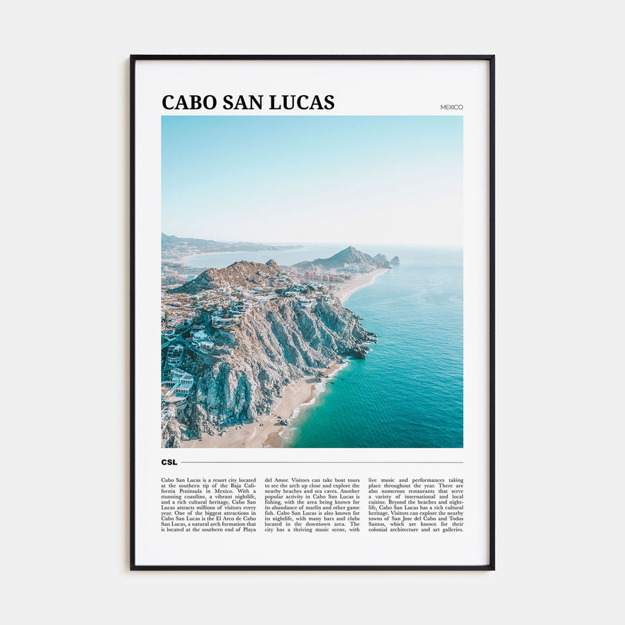 Cabo San Lucas Travel Color Poster
