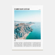 Cabo San Lucas Travel Color Poster