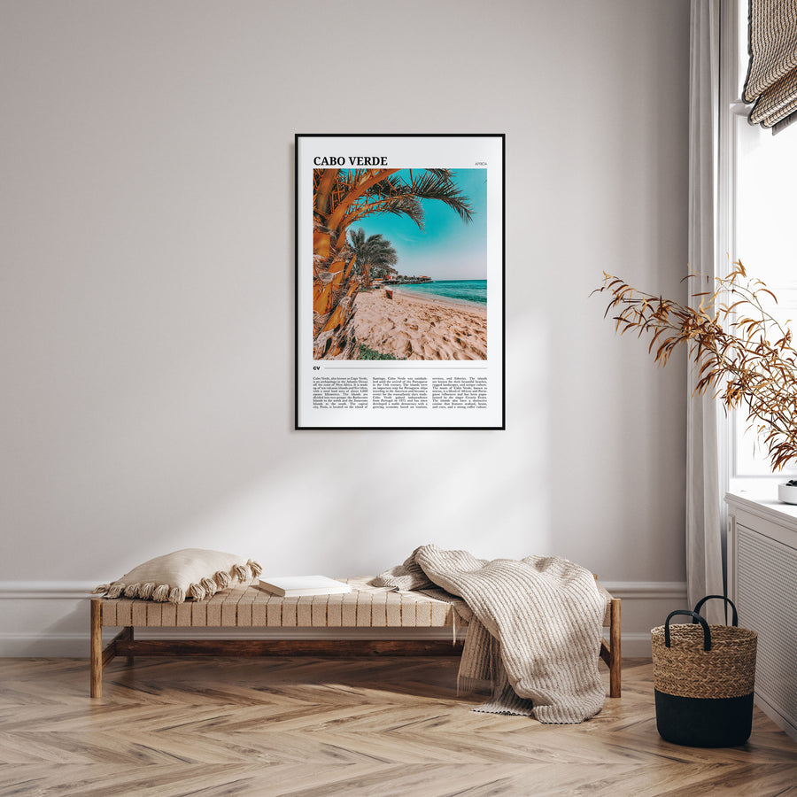 Cabo Verde Travel Color Poster