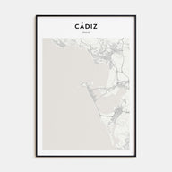 Cádiz Map Portrait Poster