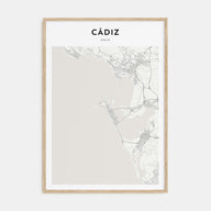 Cádiz Map Portrait Poster