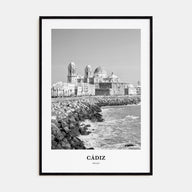 Cádiz Portrait B&W Poster