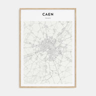 Caen Map Portrait Poster