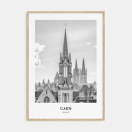 Caen Portrait B&W No 1 Poster