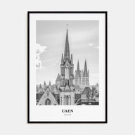 Caen Portrait B&W No 1 Poster