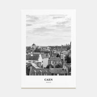 Caen Portrait B&W No 2 Poster