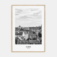 Caen Portrait B&W No 2 Poster