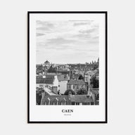 Caen Portrait B&W No 2 Poster