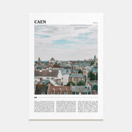 Caen Travel Color Poster