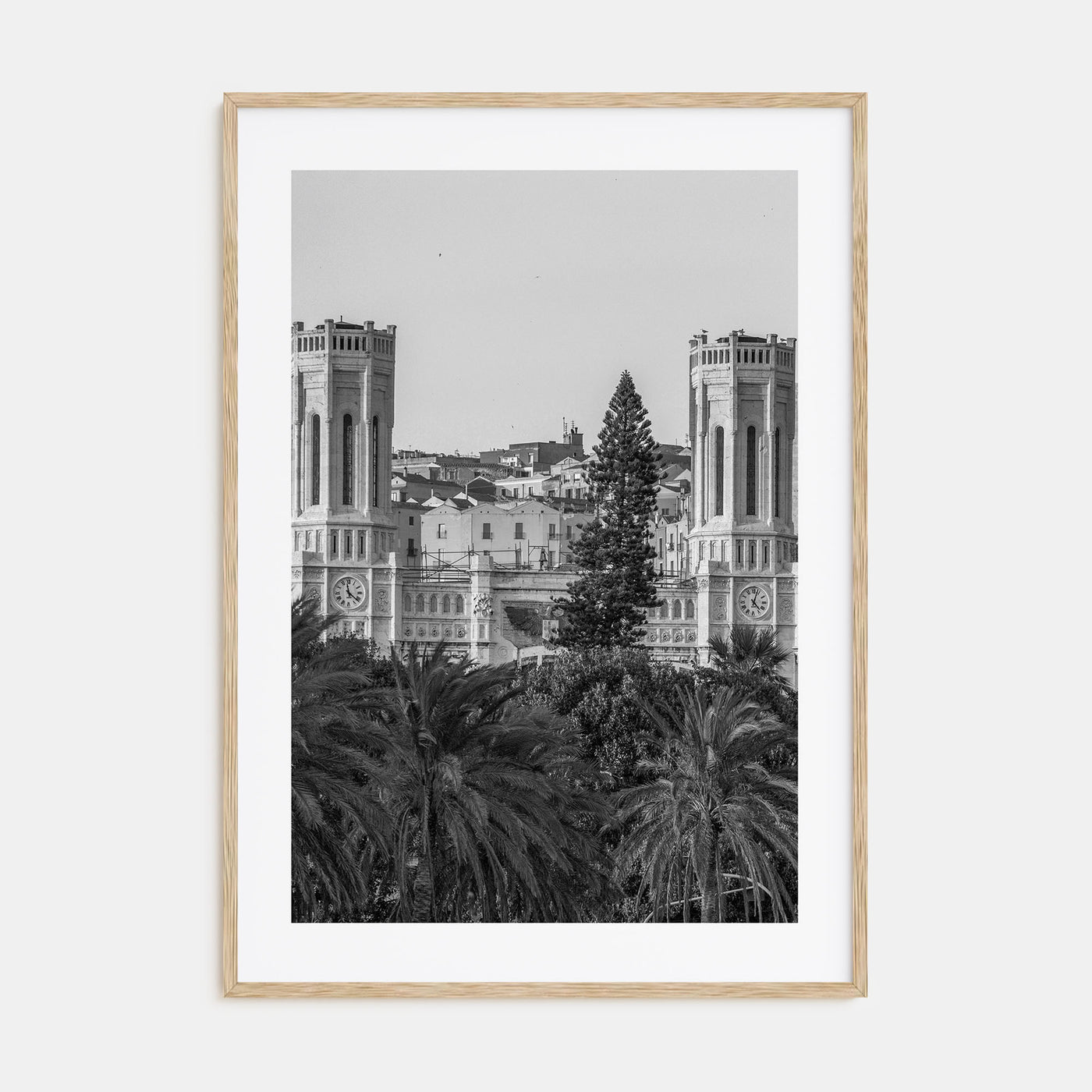 Cagliari Photo B&W Poster