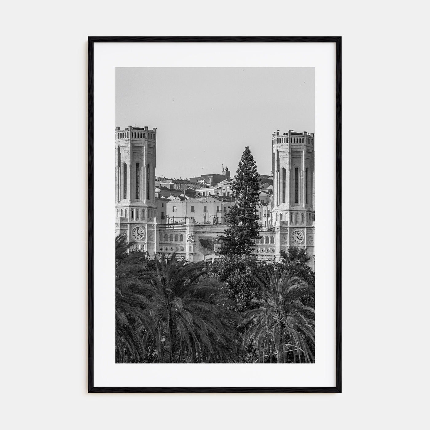 Cagliari Photo B&W Poster