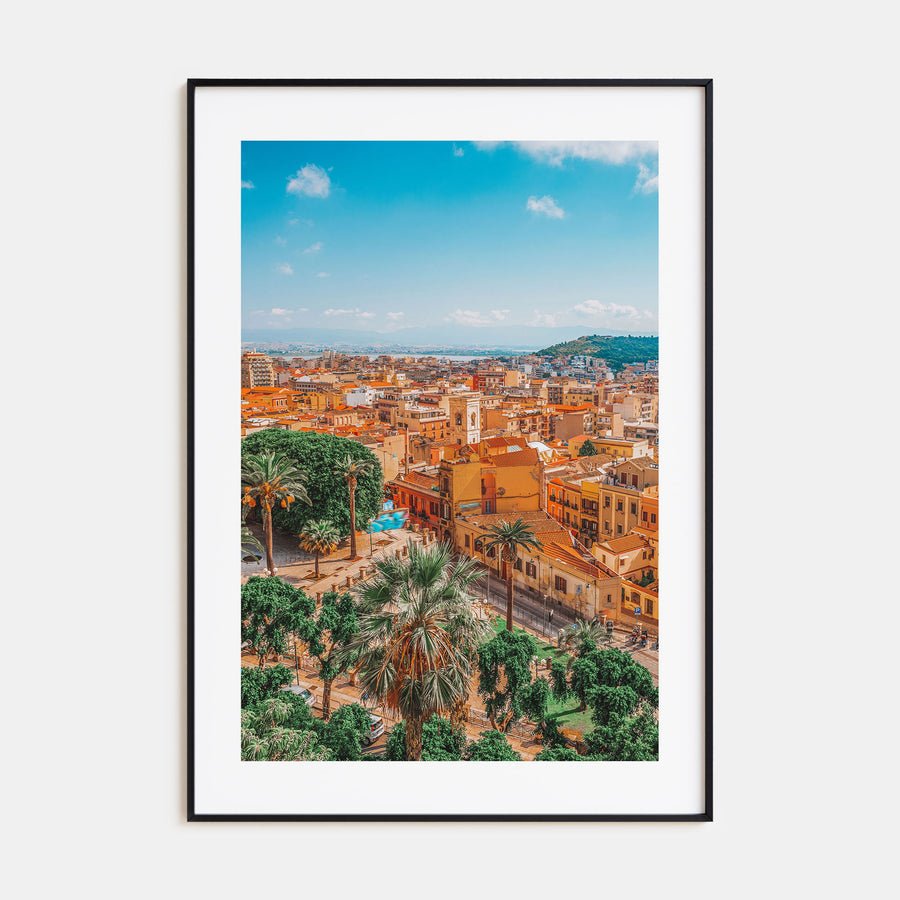 Cagliari Photo Color Poster