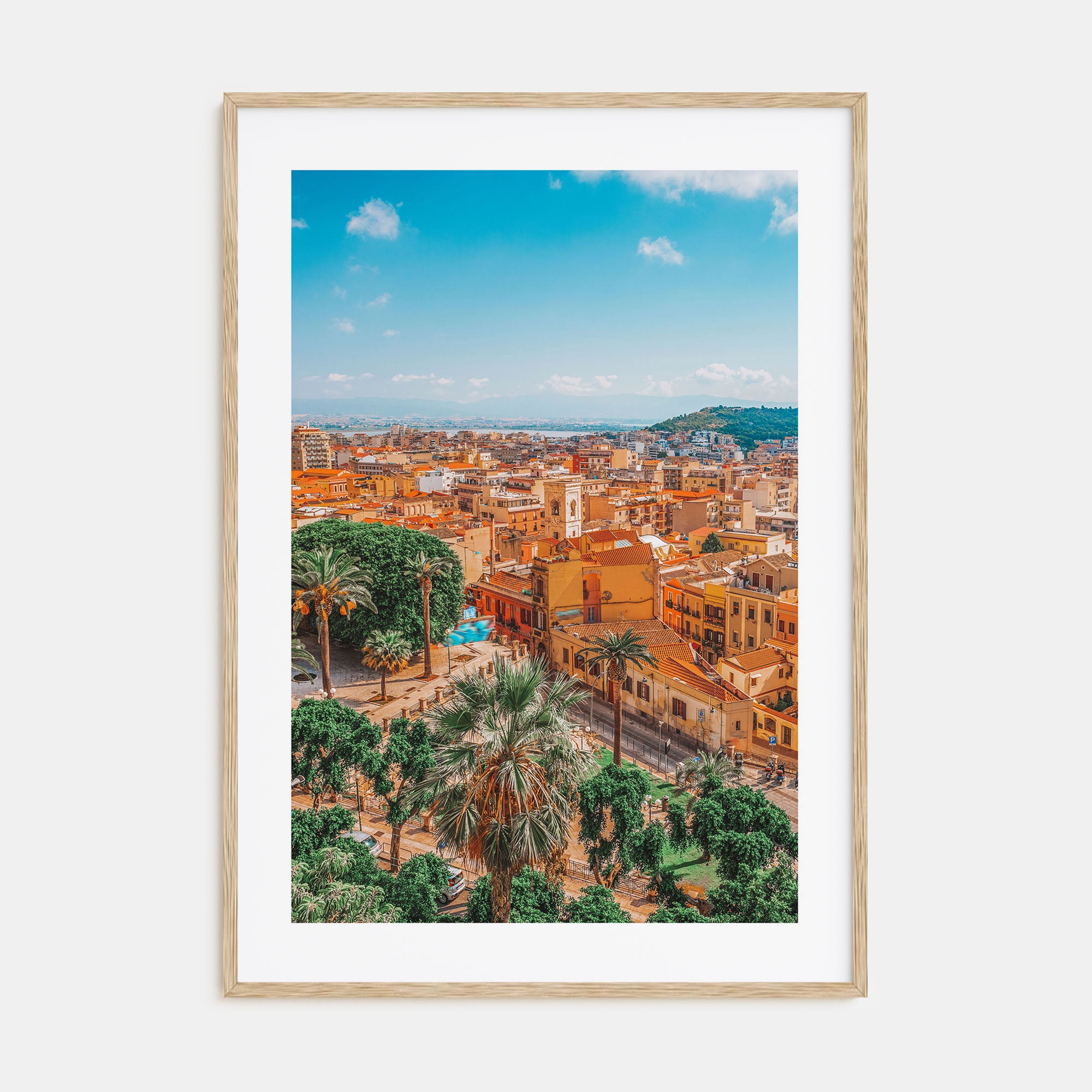 Cagliari Photo Color Poster