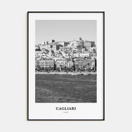 Cagliari Portrait B&W No 1 Poster