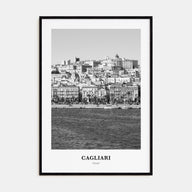 Cagliari Portrait B&W No 1 Poster