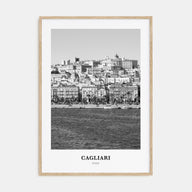 Cagliari Portrait B&W No 1 Poster