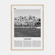 Cagliari Travel B&W No 1 Poster