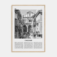 Cagliari Travel B&W No 2 Poster