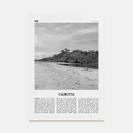 Cahuita Travel B&W Poster